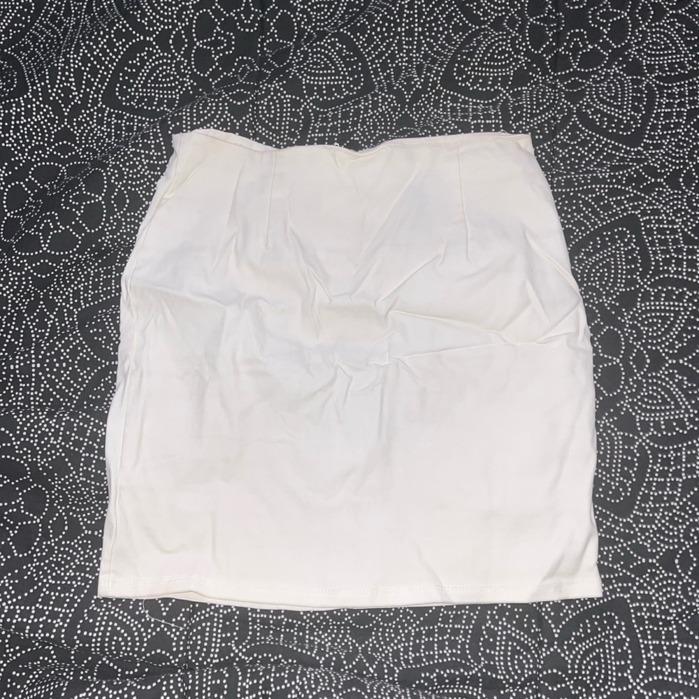 Fashion Nova White Mini Skirt